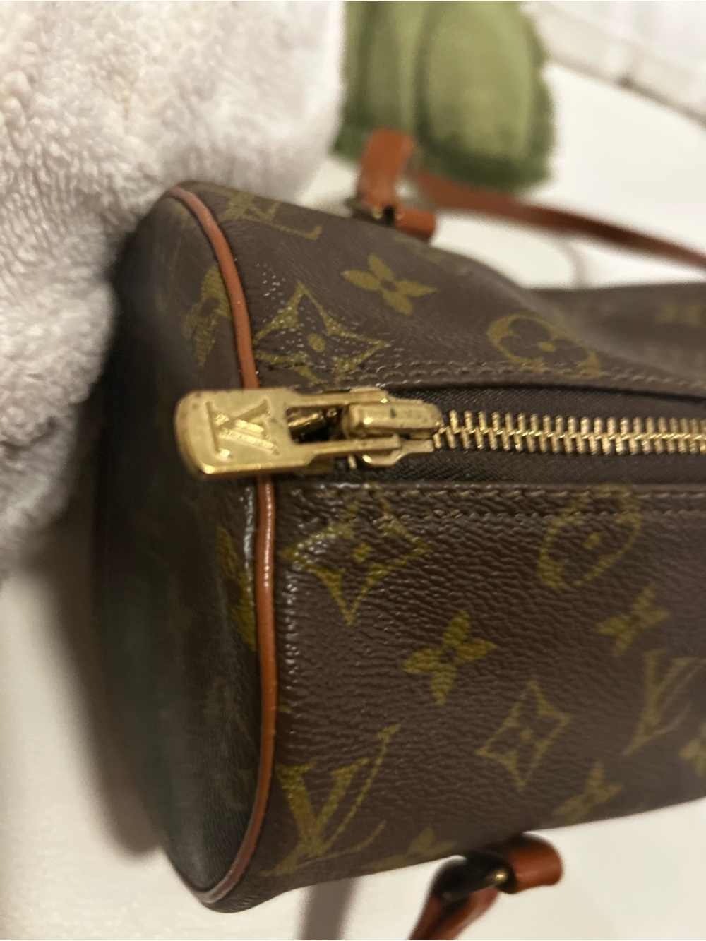 Authentic Louis Vuitton Satchel Bag Papillon 26 Monogram LV Handbag Vintage